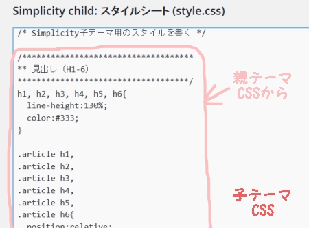 ワードプレス親から子へ